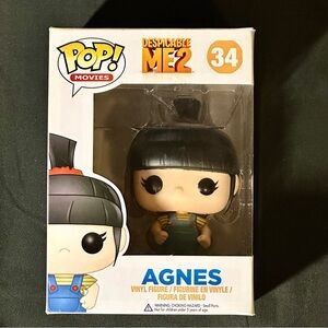 NIB Funko POP! Despicable Me 2 Movie Agnes Figure Toy Collectible #34